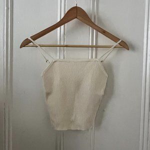 Abercrombie Ribbed Crop Cami